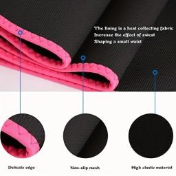 Cinto De Treinamento De Queima De Gordura Abdominal, Aparador De Cintura, Suporte De Cintura Durável, Esportes, Suor, Forma De Explosão, Correndo, Conjunto De Sauna - Image 4