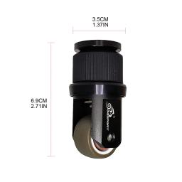 Dobrável bicicleta selim montagem giratória rodízio roda encaixada fácil roda de bicicleta rolo auxiliar fold-up acessórios de ciclismo - Image 6
