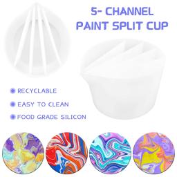 Silicone Pour Split Cup para Pintura Derramando, Epoxy Mix, Tinta Acrílica DIY, Resina Mold Fluid, Art Split Cups, Ferramentas de Fazer Jóias - Image 4