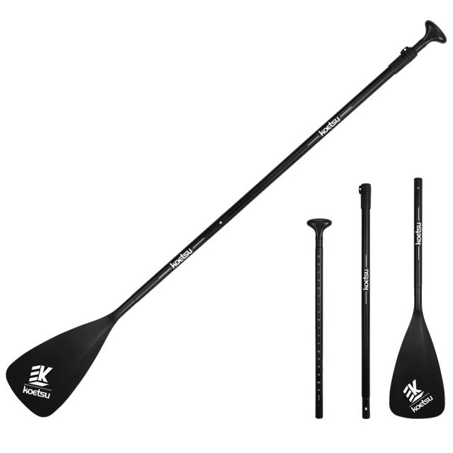 Paddle de Alumínio Ajustável para Stand Up Paddle e Caiaque, Flutuador Portátil e Destacável com 3-4 Seções