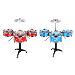 Mini Drum Set para crianças, Playset educacional percussão, Mini Kits desenvolvimentais - Image 4