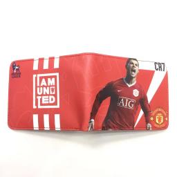 Carteira colorida para bolsa de futebol Messi, Cristiano Ronaldo, Mbappé, lembrança do clube, presente para menino, novo, fãs - Image 6