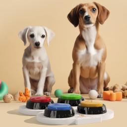 Botões de treinamento para cães graváveis animais de estimação falando brinquedos interativos para animais de estimação botões de fala para animais de estimação interativos - Image 5