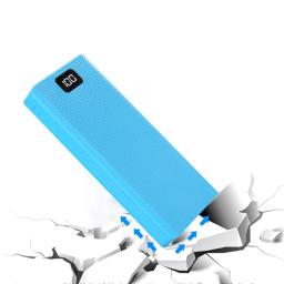 Suporte destacável da bateria para telefone, caixa do banco do poder, caixa de armazenamento da carga, USB duplo, tipo C Shell, 8x18650, 5V, 2A - Image 4