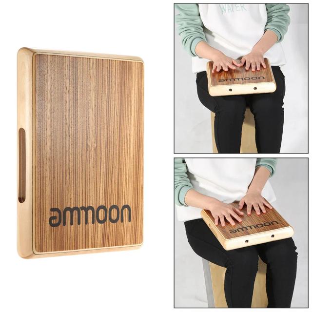 Cajon Compacto para Percussão Móvel: Acessório Ideal para Músicos em Viagem