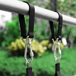 Correias de balanço de árvore 200kg, anel de gancho resistente, cinto de suspensão, cinto de conexão para rede, saco de pancadas, barra horizontal de balanço - Image 4