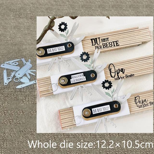 Estêncil de Metal para Cortar: Decoração em Scrapbook, Cartões e Embossing com Novo Design