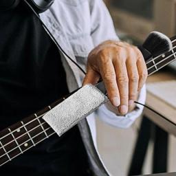 Instrumento musical de limpeza da escova de limpeza da guitarra instrumento baixo cuidados instrumento removedor poeira escova para - Image 5