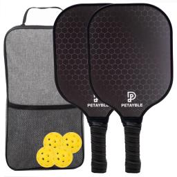 Pickleball Pás, Superfície De Fibra De Vidro, Kit De Presente De Raquete Portátil, Exercício Indoor e Outdoor, USAPA Aprovado - Image 2