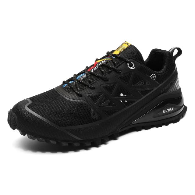 Tênis Antiderrapantes Leves Impermeáveis para Homens - Calçados Esportivos Respiráveis para Corrida e Trail ao Ar Livre