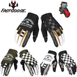 Fastgoose-MX esporte luvas para motocross, cavaleiro retro, motocicleta, mountain bike, BMX, DH, MTB, ciclismo, equitação - Image 1