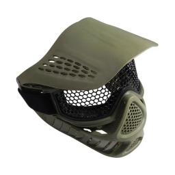 Novo tático máscara facial completa paintball máscara de malha de aço inoxidável óculos de proteção máscaras para airsoft tiro com arco paintball - Image 5