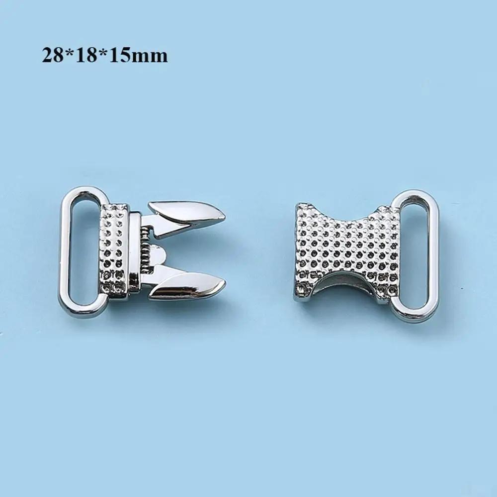 Liberação Lateral Fivela De Metal Para Pulseira Paracord, Clipe De Fivela Para Coleira De Animais De Estimação, Arnês, Sacos De Costura, Acessórios DIY, Fixador, 13-25mm, 1Pc - Image 1
