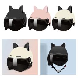 Motocicleta capacete com forro interno removível para adultos, ciclismo capacete, viseira - Image 2
