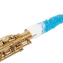 Saxofone-Alto escova de limpeza SLADE, Advanced Fiber Inner Wall, Wiping Brush, instrumentos de sopro Acessórios, 53 centímetros Tri-color - Image 6