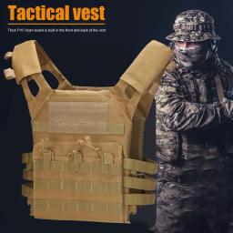 Colete tático leve JPC, Armadura corporal ao ar livre impermeável, Plate Carrier Hunting Vest, Equipamento de segurança da selva, Jogo CS - Image 2