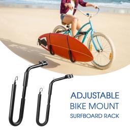 Cremalheira portátil de prancha de bicicleta Suporte de prancha de surf Suporte de bicicleta Holde SUP Board Acessórios - Image 1