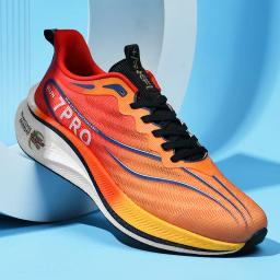 Tênis de corrida masculino de verão novo profissional placa de carbono sapatos de treinamento esportivo ao ar livre antiderrapante absorção de choque tênis - Image 1