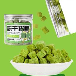 Catgrass Grain Freezedried Cat Snack, peludo Hairball Peças, biscoitos comprimidos, moer os dentes - Image 3