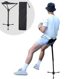 Portátil tripé fezes cadeira dobrável com estojo de transporte para acampamento ao ar livre caminhadas caça pesca viagens - Image 1
