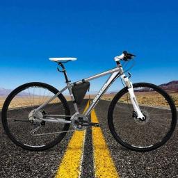 1pc triângulo bicicleta feixe dianteiro ferramenta pacote mountain bike sela saco tubo superior barra horizontal saco acessórios da bicicleta - Image 2
