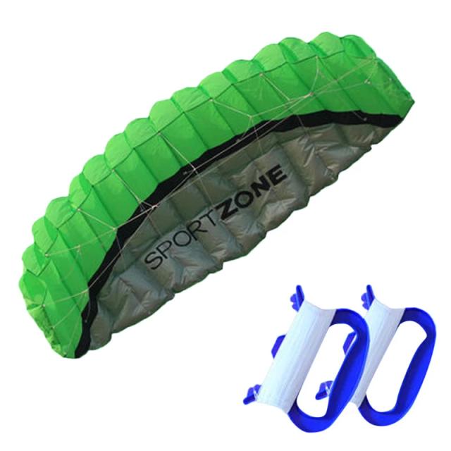 Frete Grátis: Pipa Dual Line de 2,5m para Acrobacias com Controle, Ideal para Kitesurf e Brincadeiras ao Ar Livre
