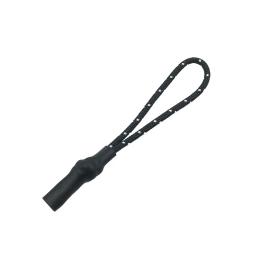 10 pçs puxadores de zíper preto tubo termo retrátil puxadores de zíper mochila roupas duráveis simples acessórios de zíper - Image 4