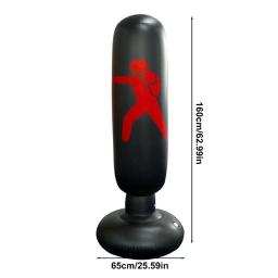 Saco de perfuração inflável para crianças e adultos, High Boxing Blow Up Bop, Saco de soco autônomo, Presente, 160cm - Image 6