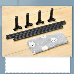 Cama dobrável portátil elevada para animal de estimação, canil, casa de gato, camas de cachorro, removível e lavável, quatro estações, camping - Image 5