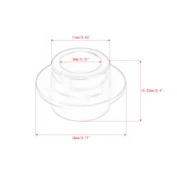 Liga de alumínio esportes rolamento espaçador bucha, skate, rolo scooter, roda de skate inline, diâmetro interno 8mm, 5 cores, 8 pcs - Image 6