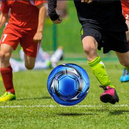 PU couro competição bolas de futebol para crianças, impermeável, à prova de pressão, esportes ao ar livre suprimentos, futebol, tamanho 5 - Image 2