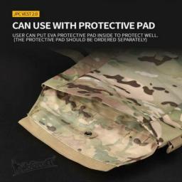 WoSporT 1000D Nylon Paintball Zip Molle Jump Plate Carrier Combat JPC 2.0 Colete VE-63 - Image 4