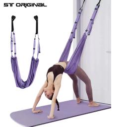 Aerial Yoga Strap Pull Rope para Mulheres, Stretch Leg Splits, Trainer, Cinto de Ginásio Feminino, Balanço Aéreo, Inversão de Alongamento - Image 1