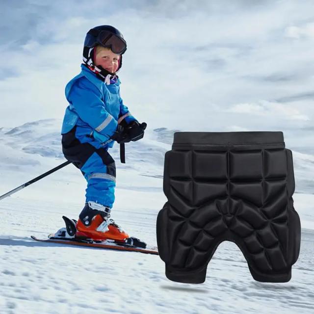 Calças Esportivas Acolchoadas para Crianças - Protetores de Quadril para Esqui e Patinação