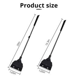 Aquário Algas Raspador Cleaner Long Handle Destacável Tanque Navalha Lâmina Vidro Cleaner Ferramenta Aquário Cleaner Brush - Image 2
