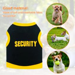 Camiseta de segurança de cães do sexo masculino pequeno da camisa do cão do algodão - Image 5