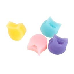 4 pçs/set tubo preto colorido redondo polegar almofada silicone macio bocal tampas para clarinete madeira acessórios de proteção musical - Image 1