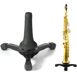 Suporte de tripé dobrável para trompete, clarinete, flauta, oboé, soprano, saxofone, portátil, antiderrapante, suporte leve - Image 1