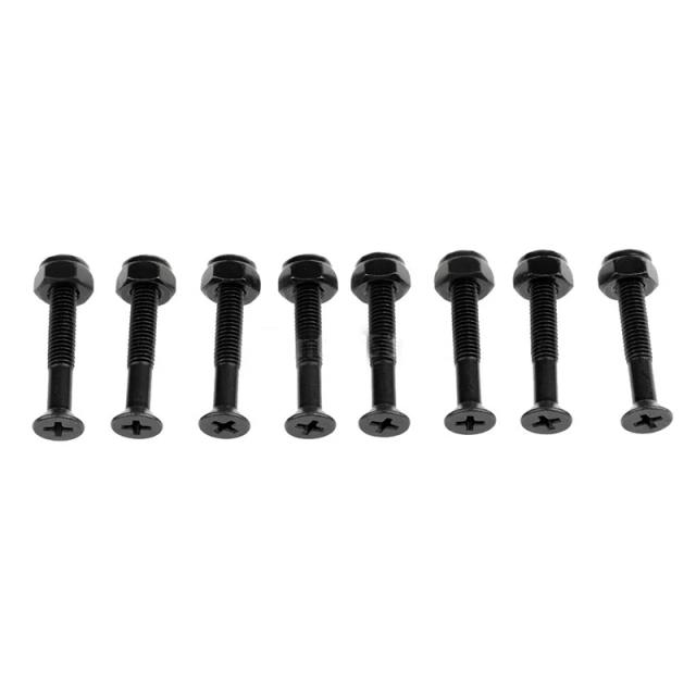 Hardware de Skate 8pcs 25-45mm Preto e Dourado