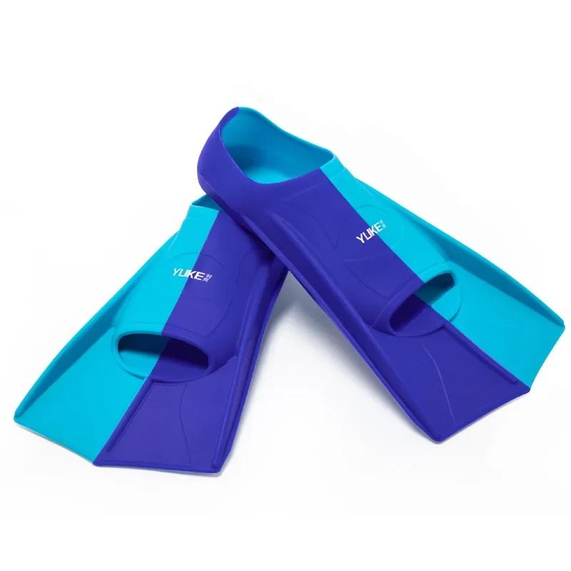Nadadeiras de mergulho profissional para homens e mulheres, nadadeiras de treinamento de natação, barbatanas curtas de natação, Kids Flippers Equipment Set - Image 1