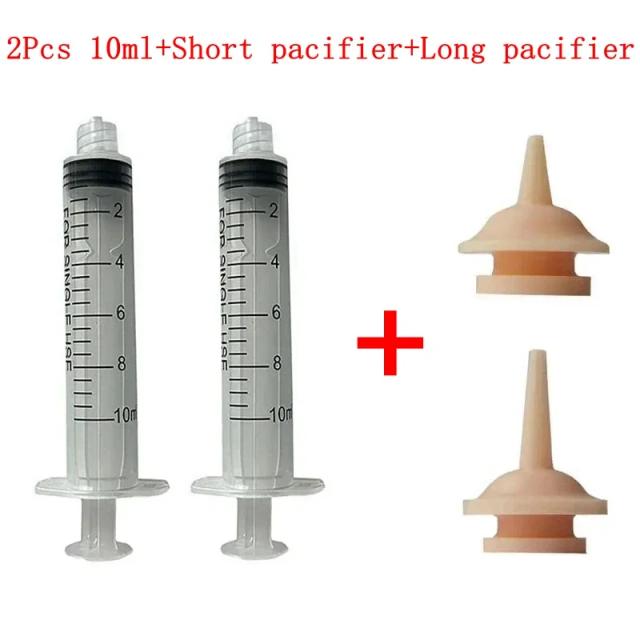 Mamilo de Silicone para Mamadeira: Ideal para Recém-nascidos e Filhotes de Cachorro, Gato, Hamster e Coelhos
