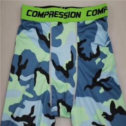Homens Camuflagem Calças Justas Homem Fitness Compressão Calças de secagem rápida Rashguard Elastic Leggings para Treinamento de Ginásio - Image 3
