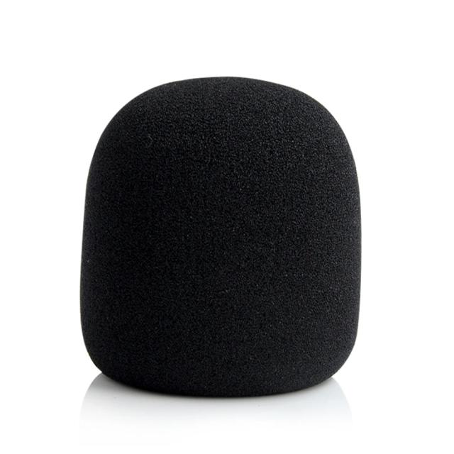 Capa de Espuma Portátil para Microfone: Conjunto com 2 Peças em Preto para Proteger Seu Som em Karaoke e Eventos ao Vivo