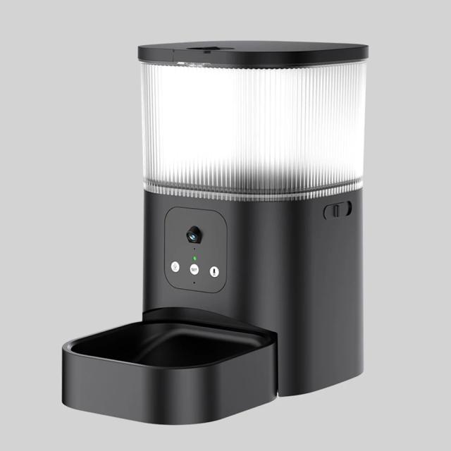Alimentador Inteligente Automático para Pets com Câmera, Suporte a Voz e Vídeo, Conexão Wi-Fi e Capacidade de 3L