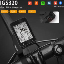 IGPSPORT-IGS320 Computador De Bicicleta, Global, Mapa Offline, Odômetro De Ciclismo, IGS 320, Suporte De Mudança Eletrônica, Treinador Inteligente - Image 5