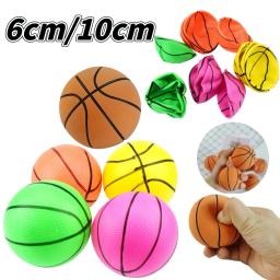 High Elastic Mini Basquete De Borracha, Pequena bola de descompressão inflável Bouncy, Jogos Familiares Pais-Filhos, 6cm - Image 1