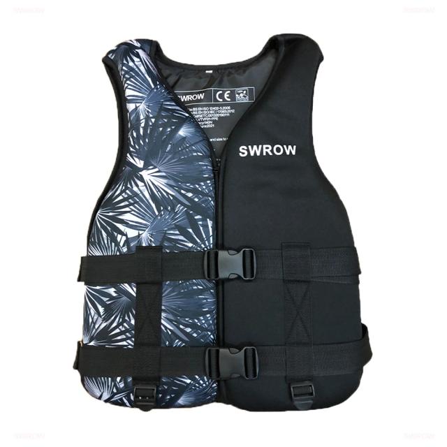 Jaqueta salva-vidas de neoprene para esportes aquáticos e segurança em caiaque, canoagem e natação