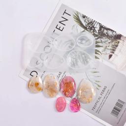 Cabochon gem jóias silicone molde oval lágrima para artesanato resina epóxi pingente brincos fazendo fundição diy artesanato molde - Image 5