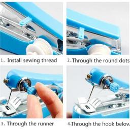 Máquina De Costura Portátil Portátil Dispositivo De Costura Para Iniciantes, Ferramenta De Costura Para Roupas, Para Todo O Propósito - Image 4