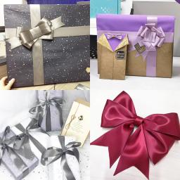 Fitas de cetim diy, 6/10/15/20/25/40/50mm, artesanato, materiais para festas de casamento, costura, material 22 metros - Image 6